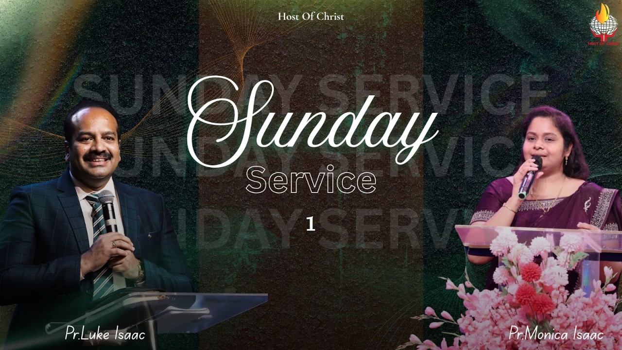 🔴🅻🅸🆅🅴 SUNDAY SERVICE - 1 || 15th March 2026 || Pr. Monica Isaac || Pr.Luke Isaac