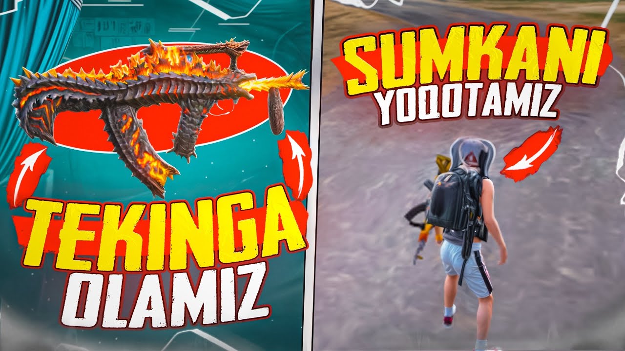 TEKINGA GRAZA OLAMIZ / 🤩 SUMKANI YOQOTISH BAGI 🔥 #pubg #pubgmobile