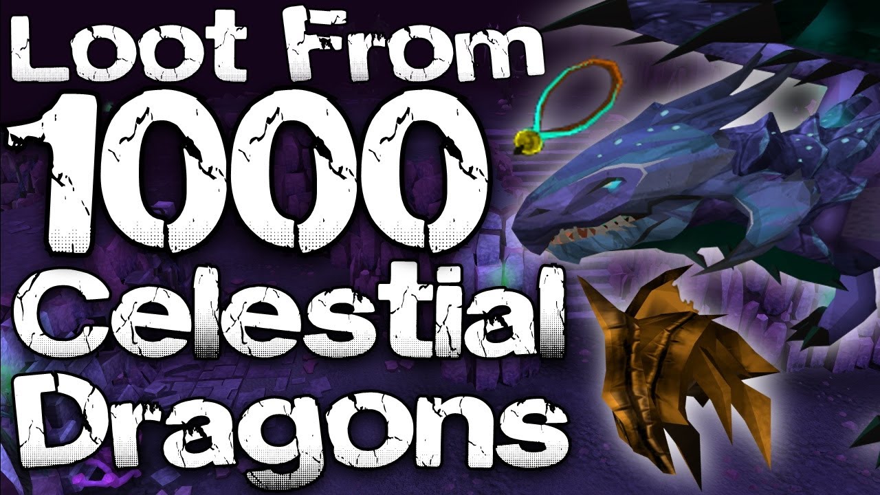 Runescape 3 - Loot From 1000 Celestial Dragons