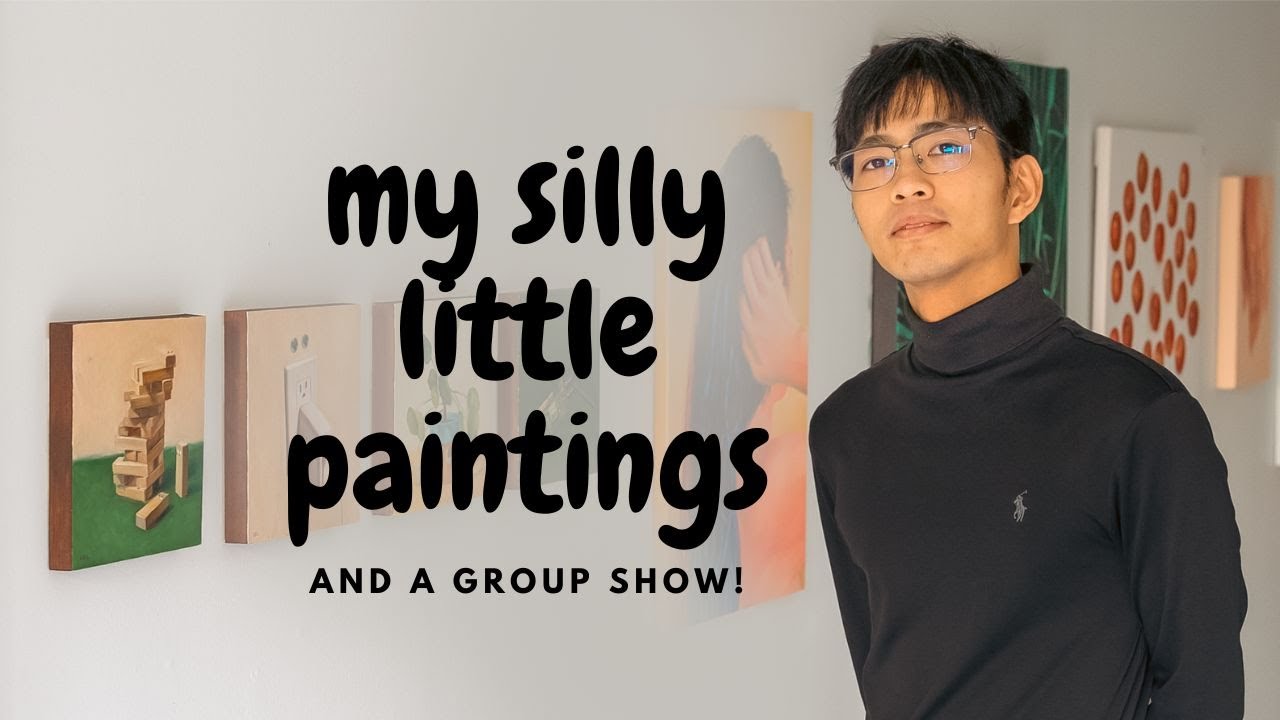 silly little paintings 👀 group show in downtown Toronto, new art collective!