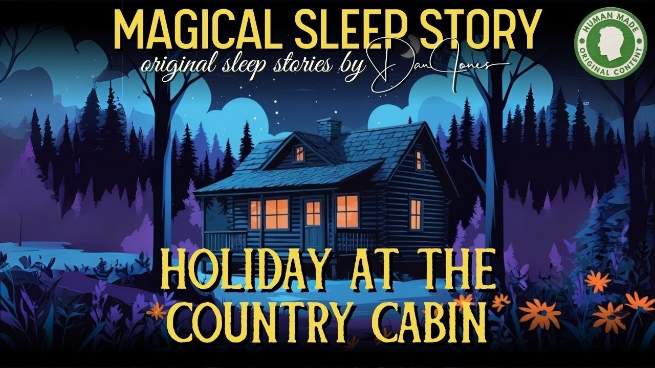 😴 Holiday At The Country Cabin 💤 Bedtime Story | Dan Jones Sleep Stories (No AI) | Black Screen
