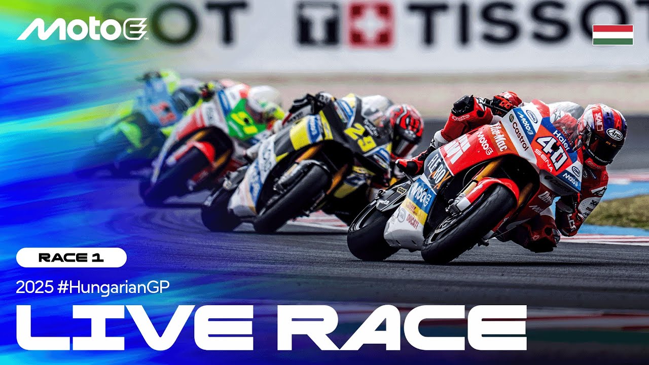 🔴 MotoE™ LIVE RACE 1 | #HungarianGP 🇭🇺