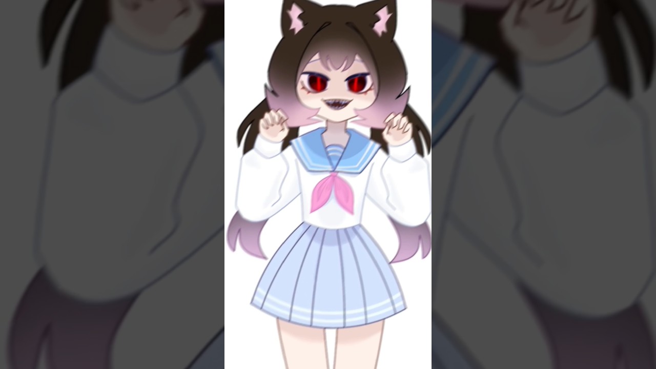 Im supporting Meowbahh!!🌵🍓 #meowbah #animation #meme @Meowbahx 🍓💞 #catgirl #doll #meow #cute #meow
