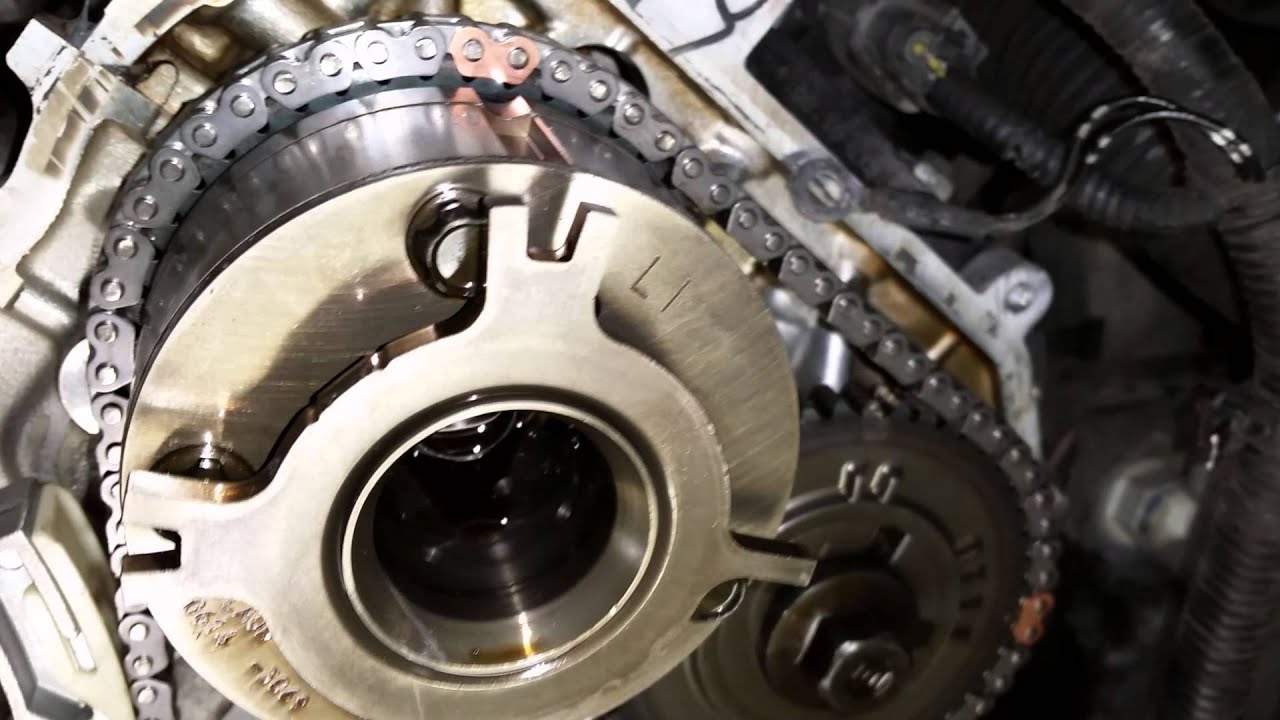 2011 infiniti QX56 timing chain alignment marks