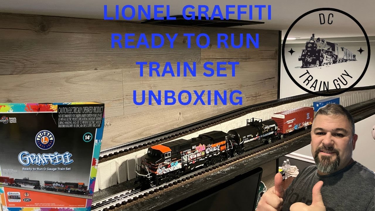 UNBOXING OF LIONEL CHIEF GRAFFITI READY TO RUN SET