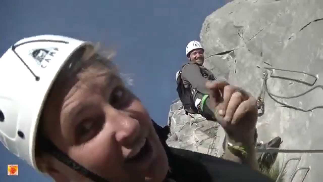 Sensation verticale! Via ferrata de Rouanne (Ancelle 05) avec Alexis  Oct15