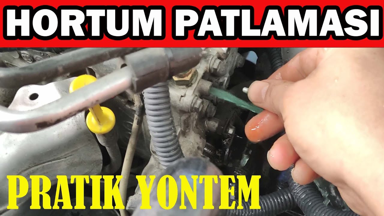 Motor Su Hortumu Patlaması. Radyatör Hortumu Patladı ve Su Kaçırıyor ise