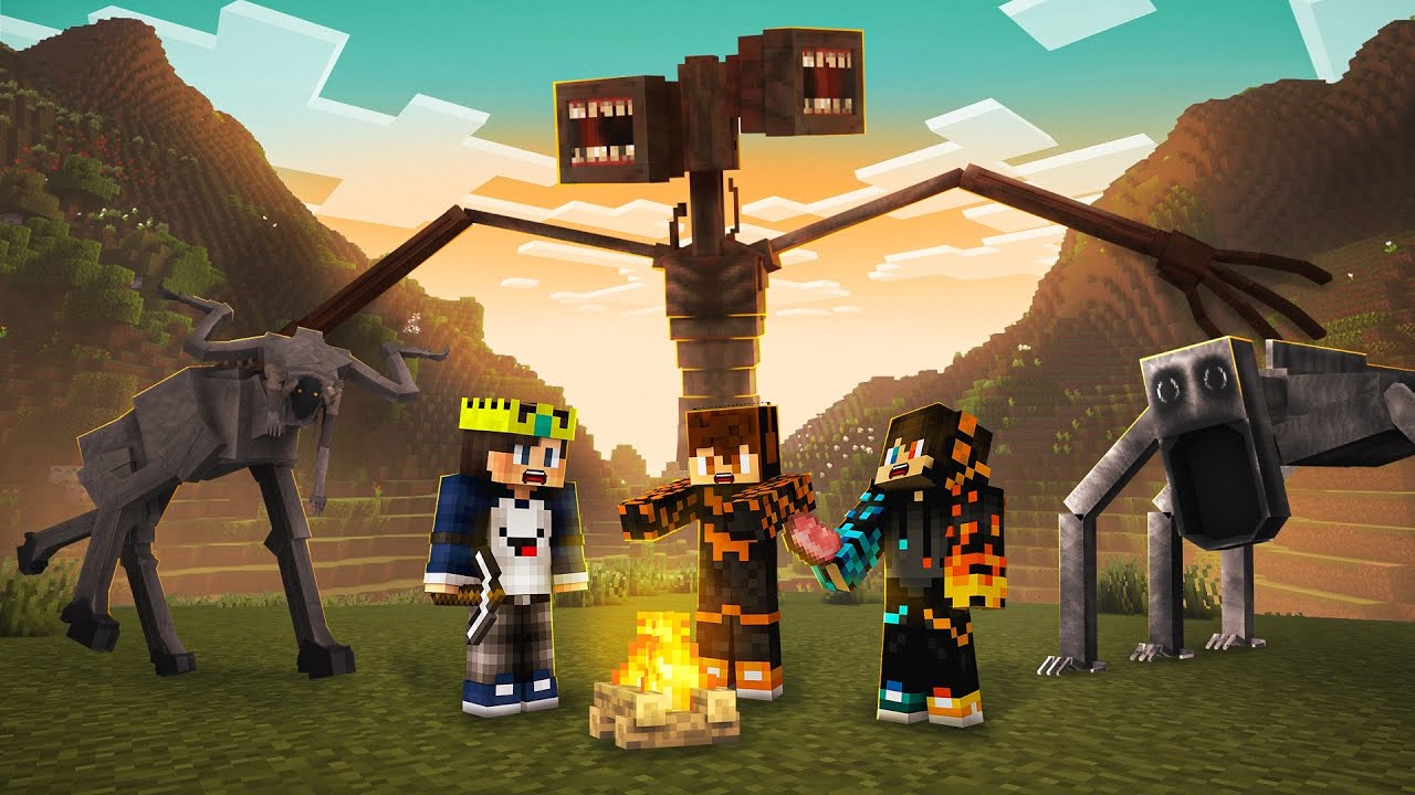 I Added Horror Mods without Telling My Friends..! ft. @BulkyStar @MineFlux