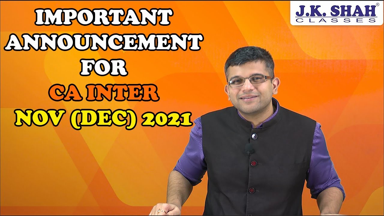 Free Revision Lectures | CA Inter Nov (Dec) 2021