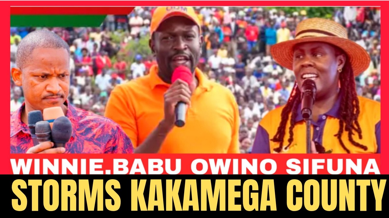 LIVE:BABU OWINO,SIFUNA,WINNIE ODINGA STORM KAKAMEGA LINDA MWANANCHI RALLY