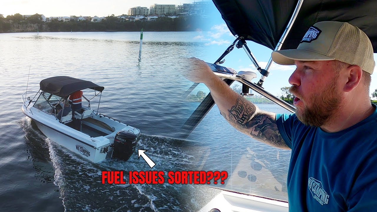 Did i fix the FUEL ISSUES? - The moment of truth - Baron Sportsman Boat Update and MODS...