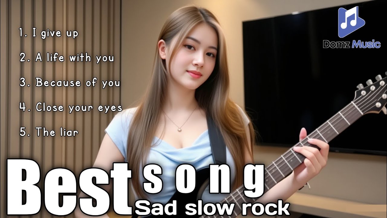 SLOW ROCK BALLAD - I GIVE UP || Domz music || Official Music video