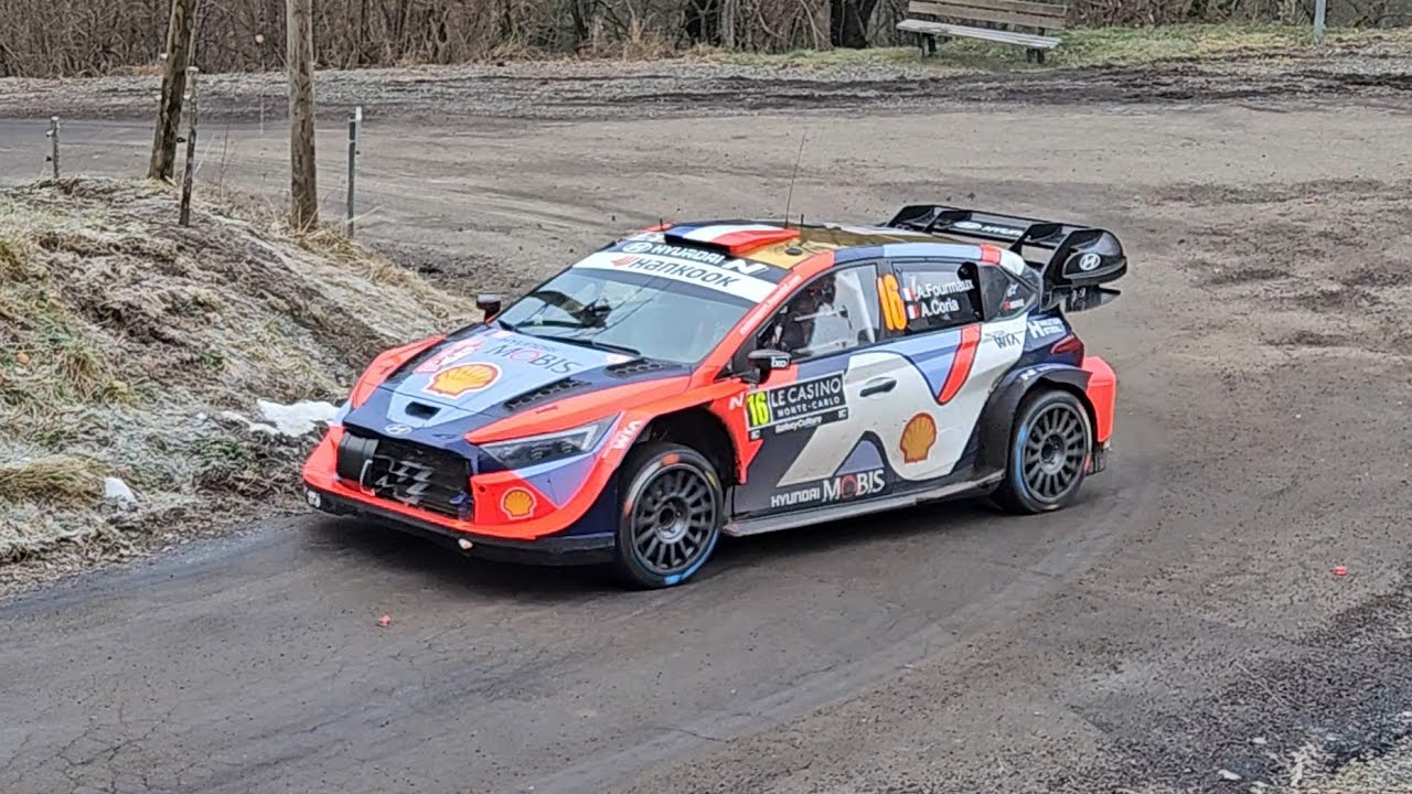 93ème rallye Monte carlo 2025 days 2 (ES4 et 7), shows and mistakes