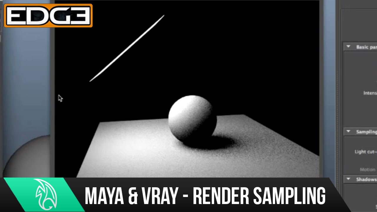 02 VRAY for Maya Rendering Tutorial Series for Beginners -  Render Sampling