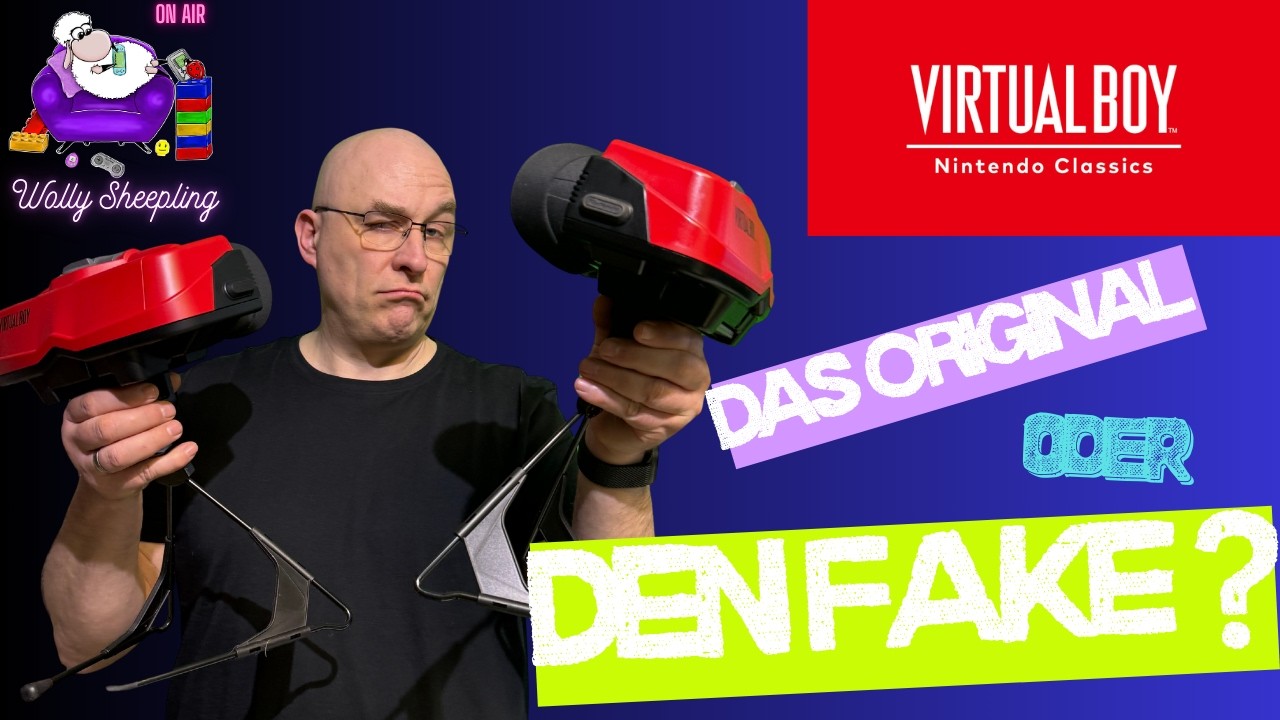 Virtual Boy für Switch👀🕹️        Taugt das?  Hardwarevergleich mit dem Original