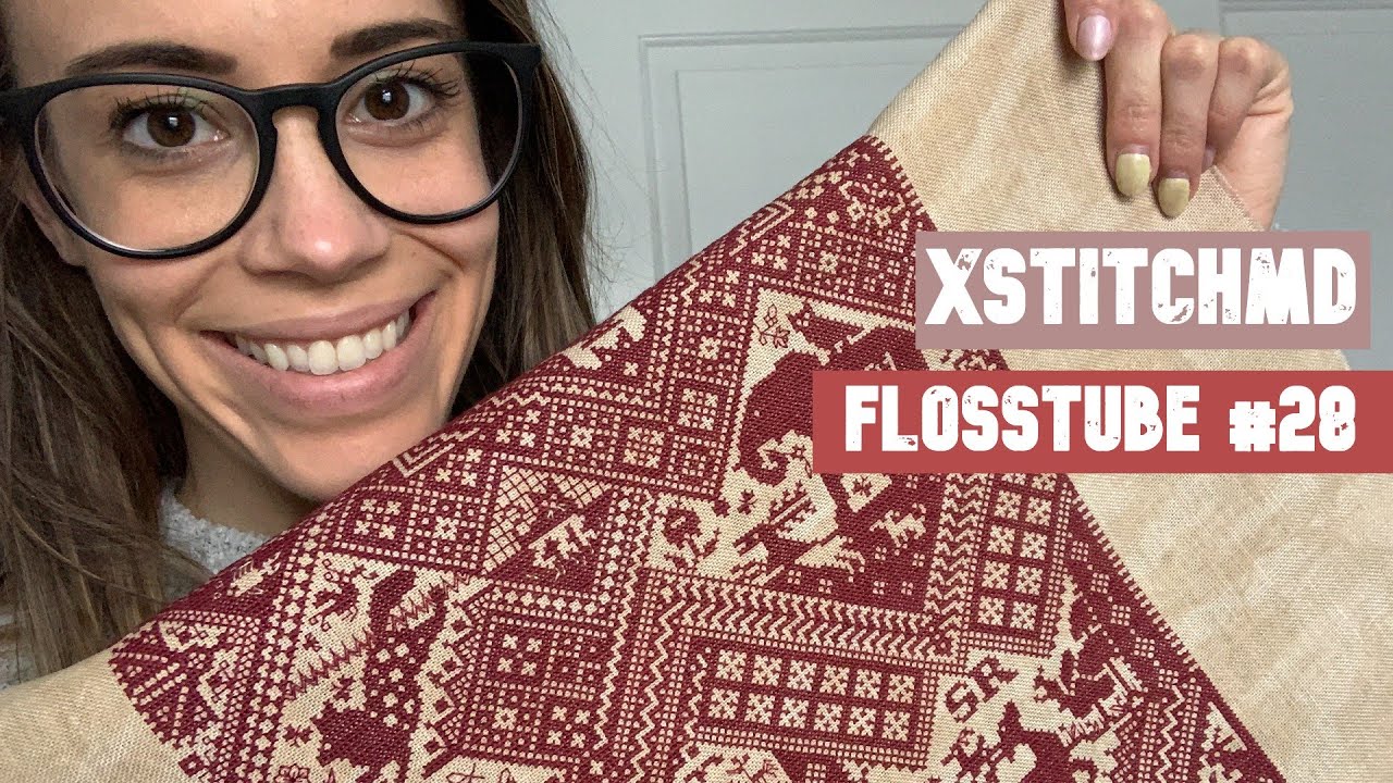 Xstitchmd: Flosstube #28 - LONG DOG SAMPLER FINISH, TIMBER YARN GIVEAWAY, INK CIRCLES START