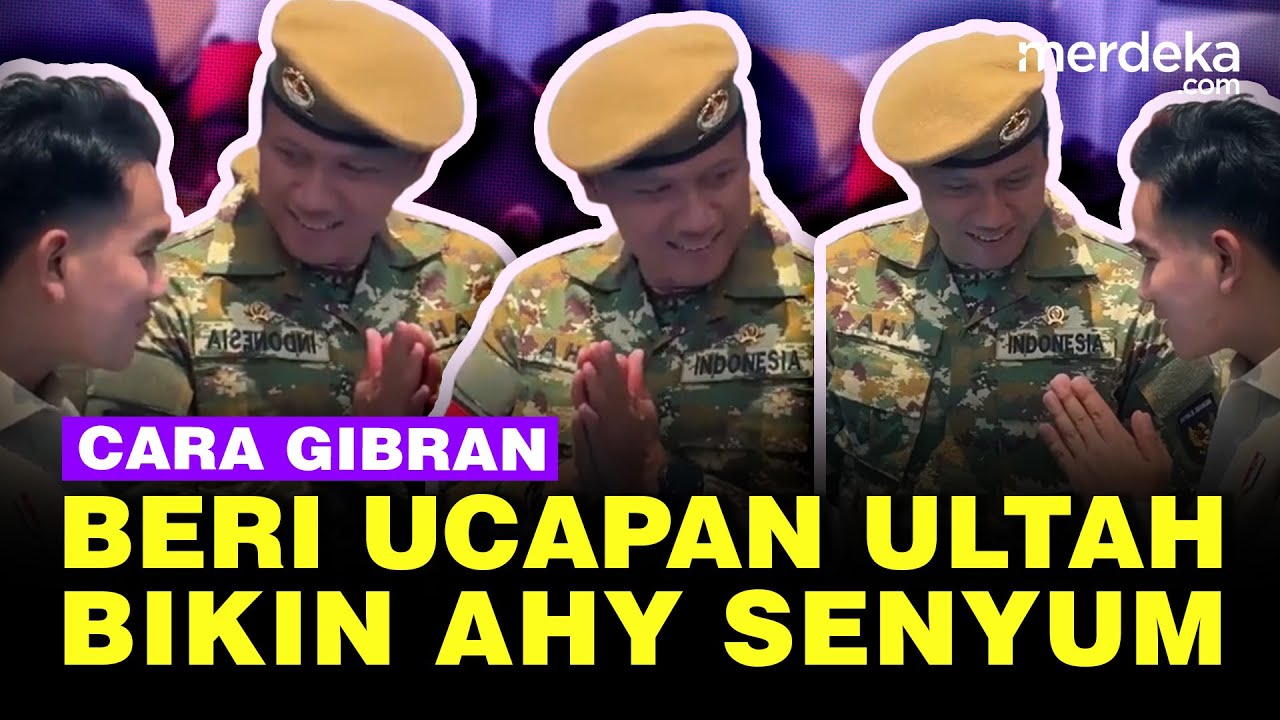 Momen Kejutan, Cara Wapres Gibran Beri Ucapan Ultah Bikin Menko AHY Tersenyum