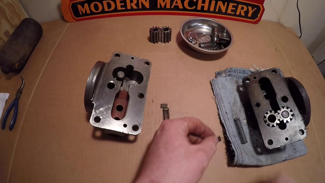 Minneapolis-Moline Prototype 445 Tractor #X231 Restoration - Part 4: Oil Pump