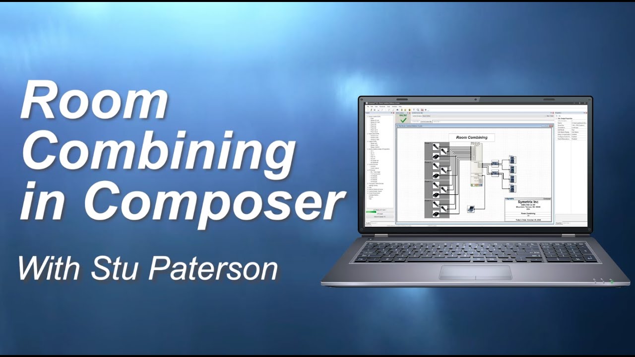 Symetrix Webinars &mdash; Room Combining in Composer