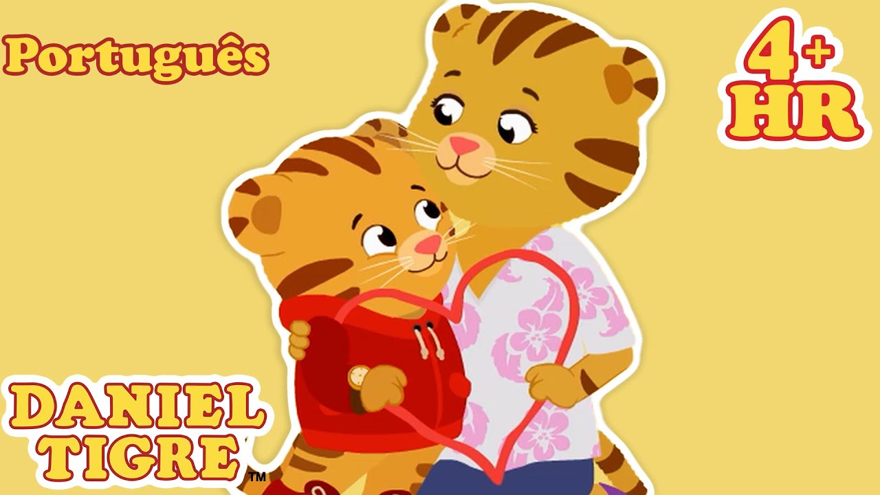 Daniel ama a mamãe tigre | Dia das Mães  (Episódios completos) | Daniel Tigre em Português