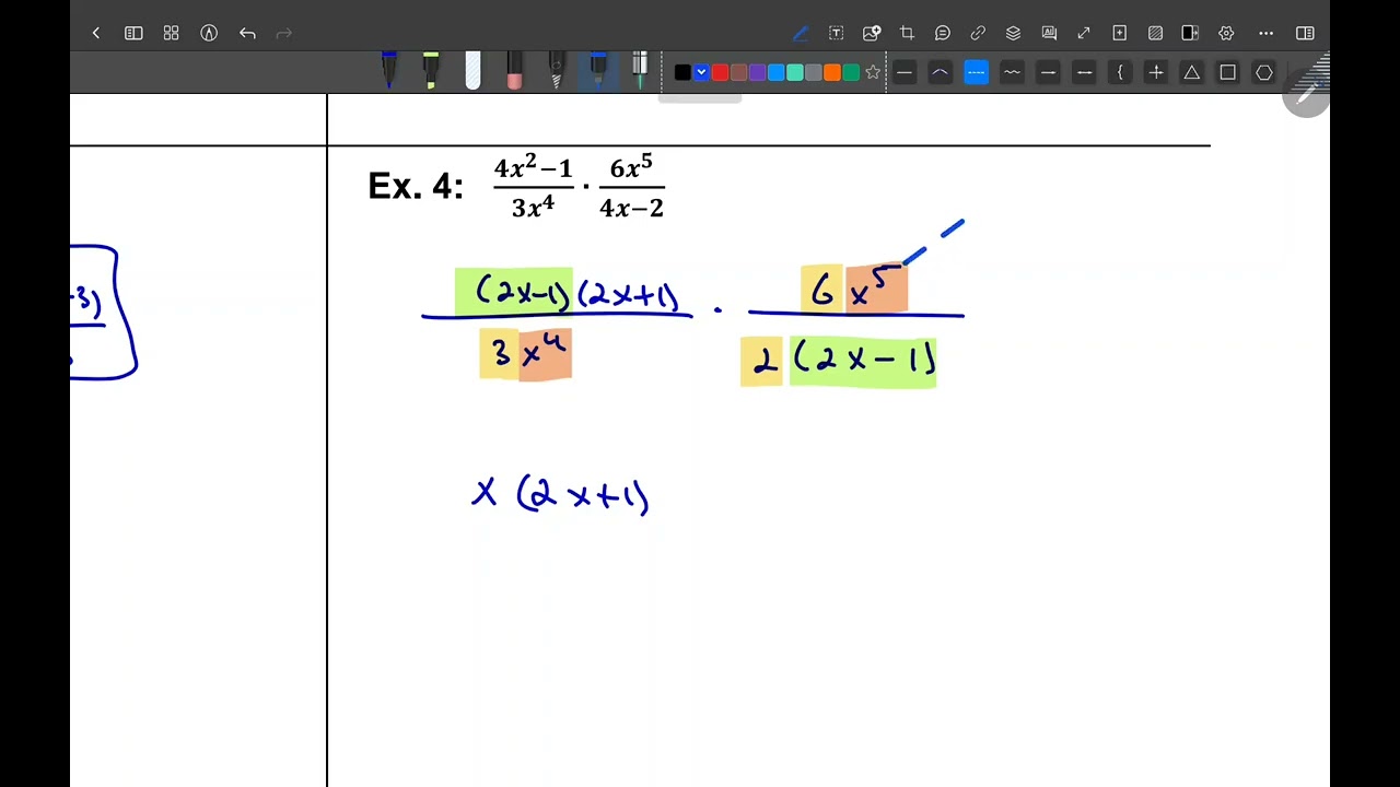 Algebra 2 Rational functions and expressions, multiplying and divding