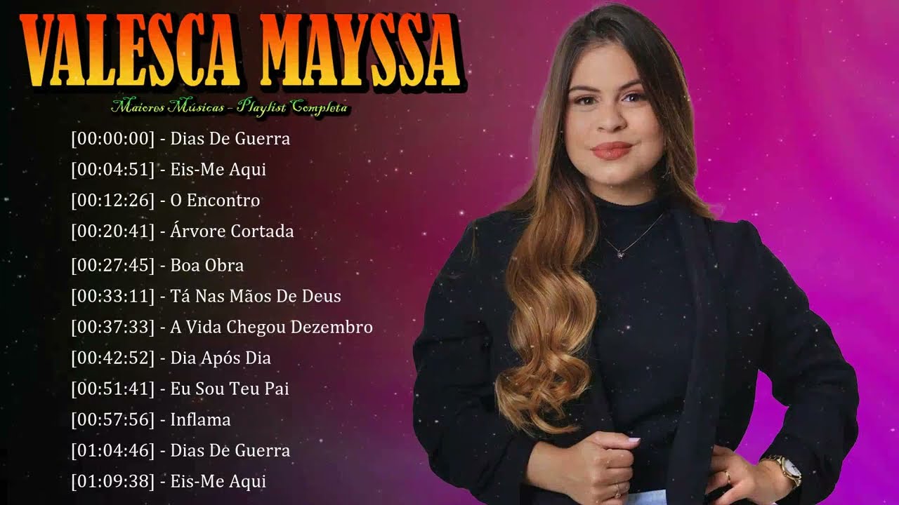 🌊🎧 Valesca Mayssa – Canções que exaltam Deus e fortalecem a fé diária ✝️🌟