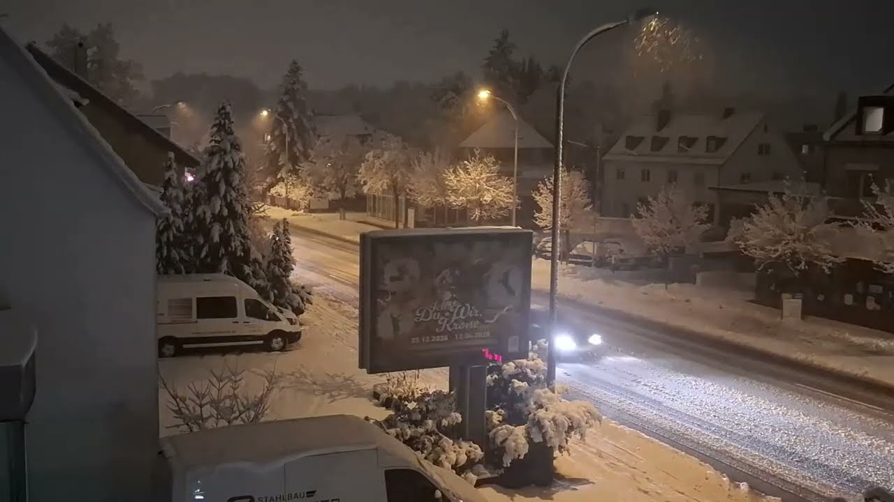 City snow relax