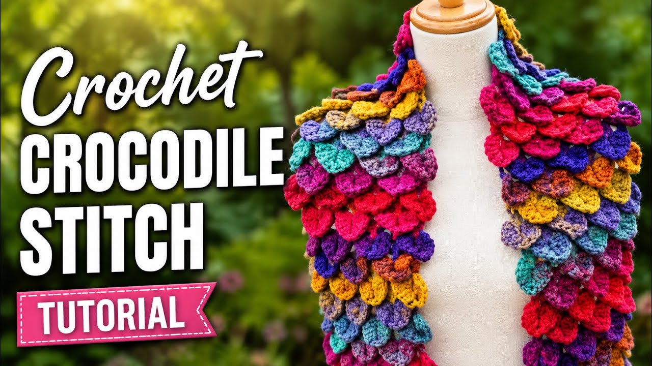 Crochet Crocodile Stitch