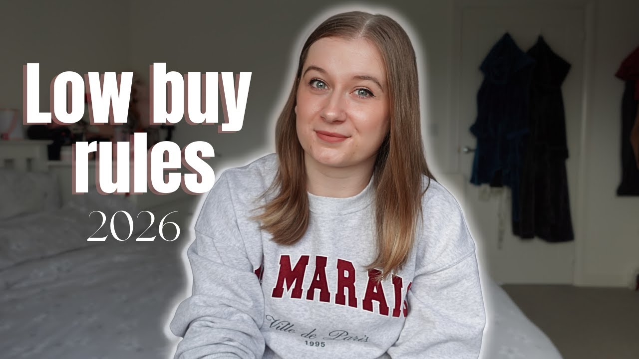 Things I'm not buying in 2026 - My low buy rules |  _MrsTino