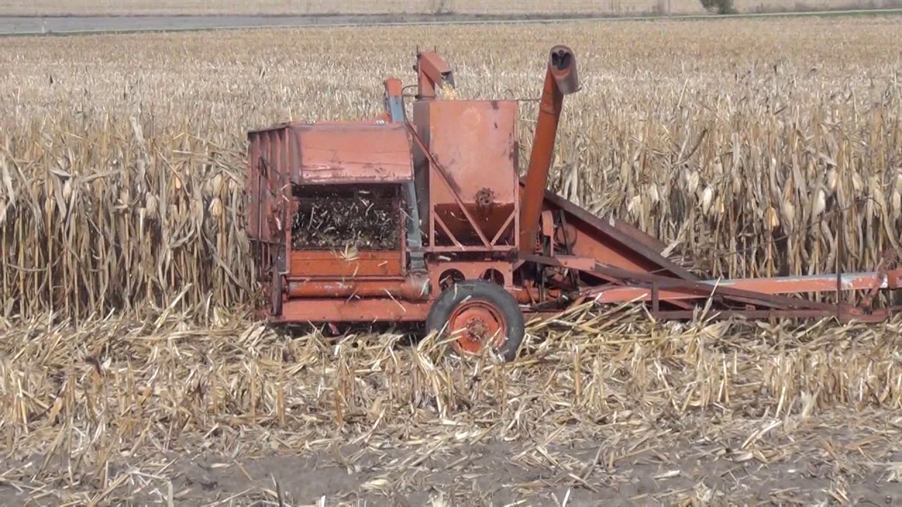 Combining Corn With An All Crop Harvester