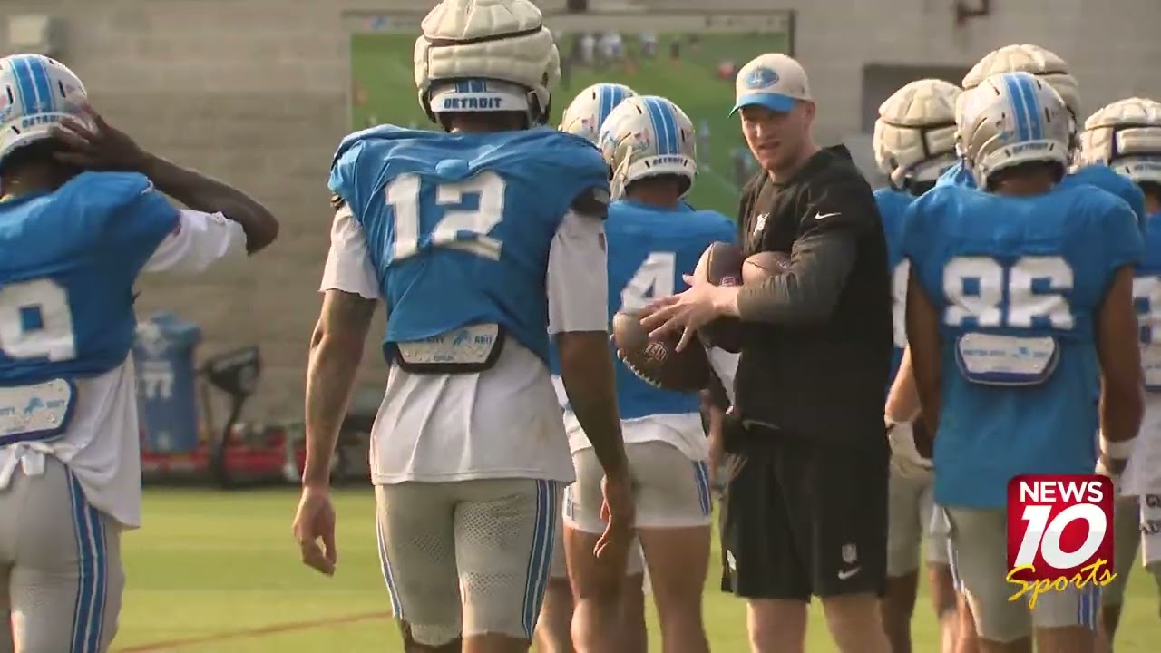 Sights and sounds from Day 9 of Detroit Lions' training camp on Sunday morning
