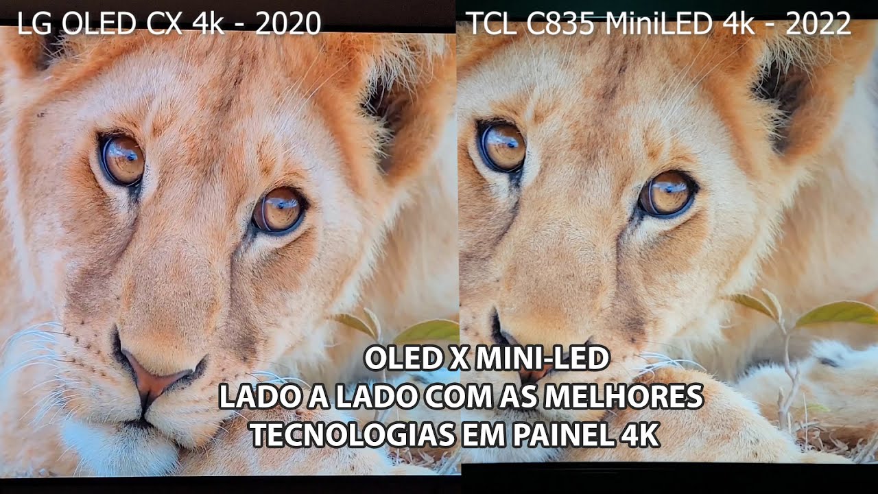 TCL C835 MINILED MELHOR QUE UMA LG OLED CX?