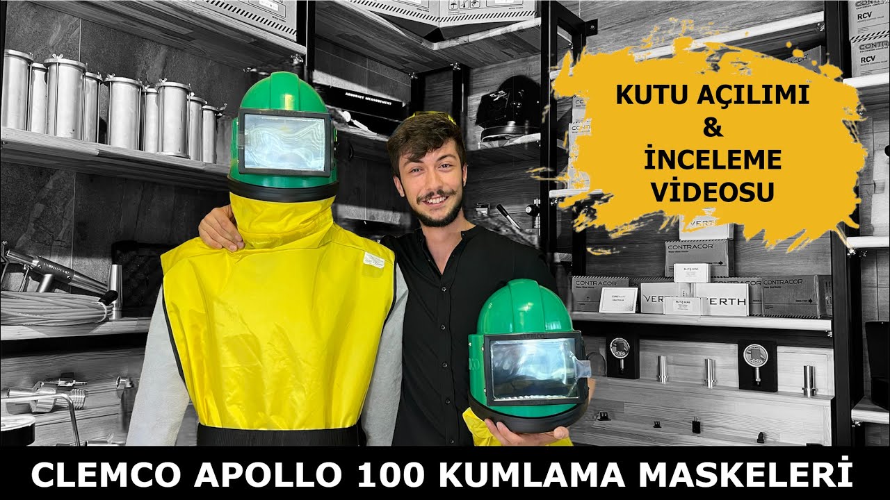 Clemco Apollo 100 Kumlama Maskesi