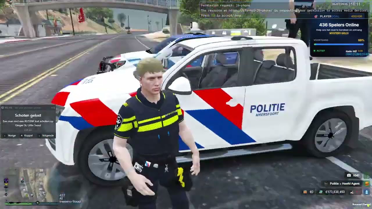 Politie dienst Afr