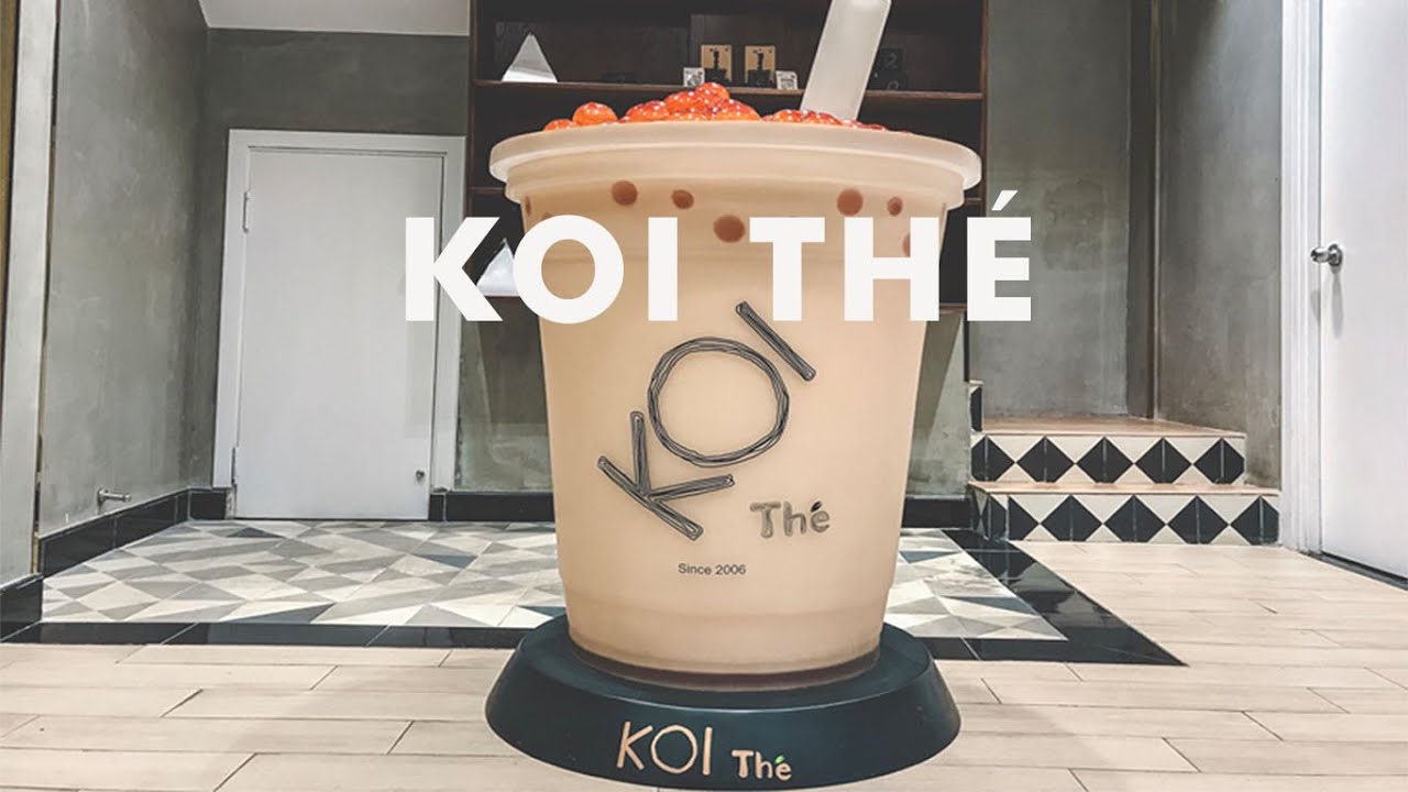 KOI Th&eacute; Pasteur | Tr&agrave; sữa nổi tiếng của Singapore