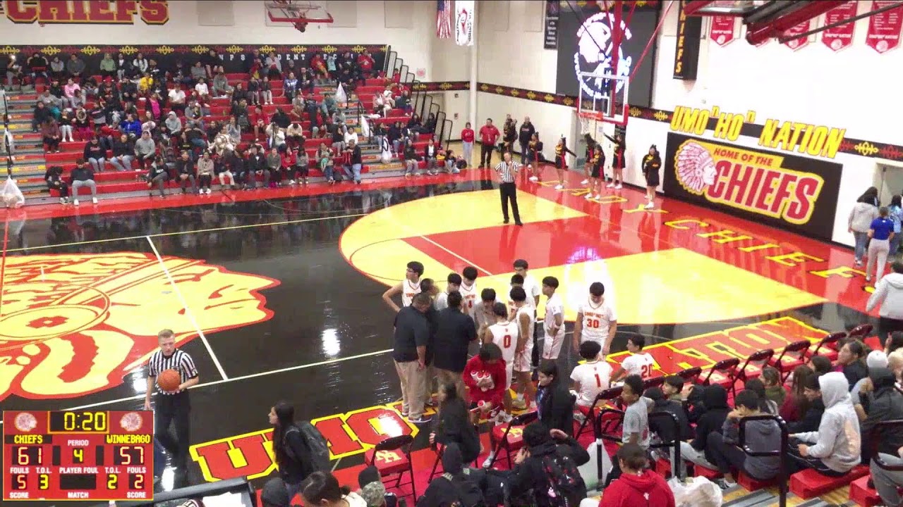 UNPS vs Winnebago Public Schools Boys' Varsity Basketball