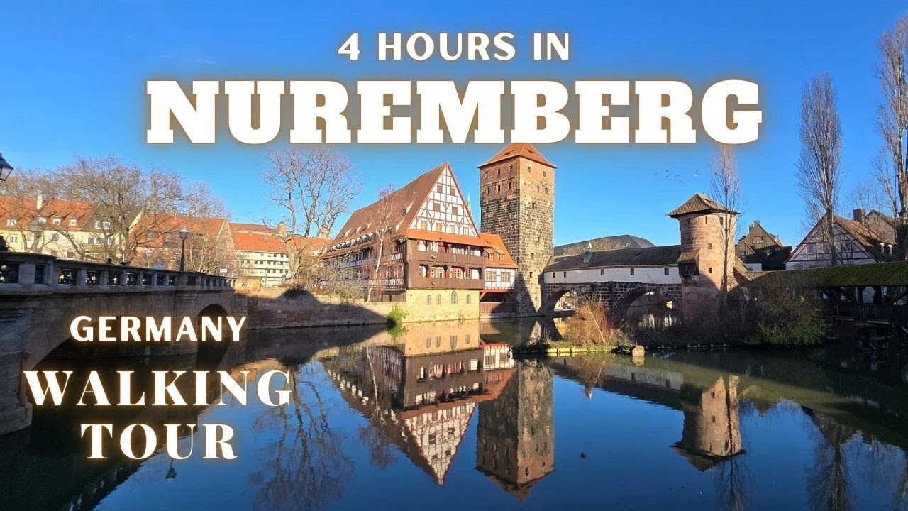 4K 4 HOURS WALKING IN NUREMBERG | GERMANY 🇩🇪
