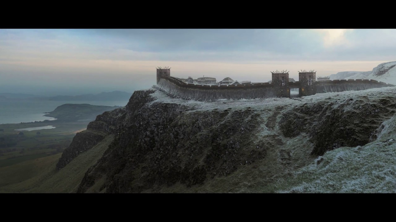 Digital Matte Painting - Viking Fortress