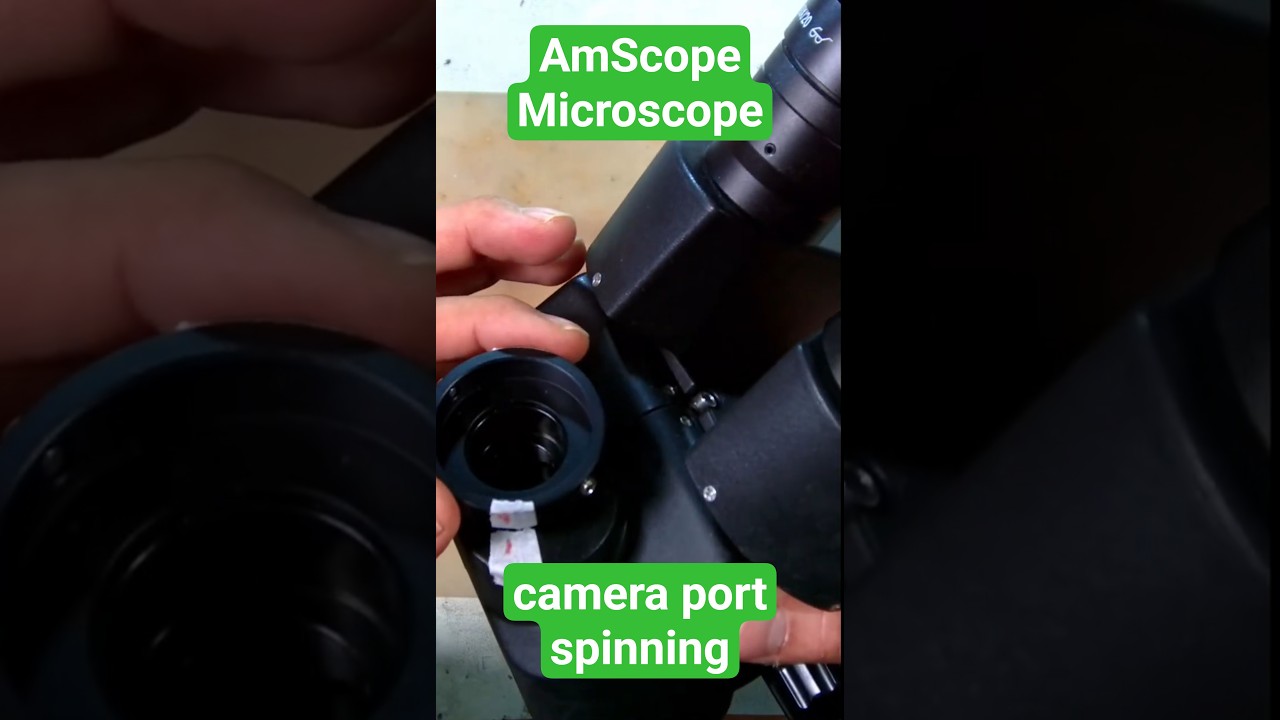 Устранение проблемы с вращением порта камеры микроскопа AmScope