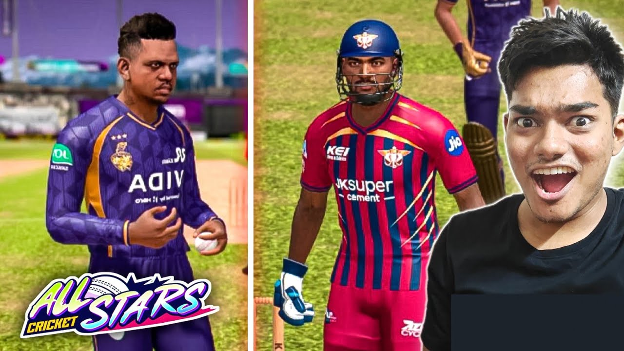 This Cricket Game Has REAL IPL Teams! 😱 (CRICKET ALL STARS)