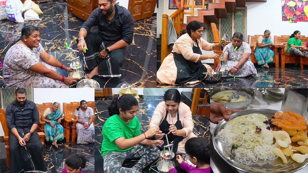 AKKA THAMBI சேர்ந்து SAMAYAL (First Time in Years) - Making Traditional Sevai Together