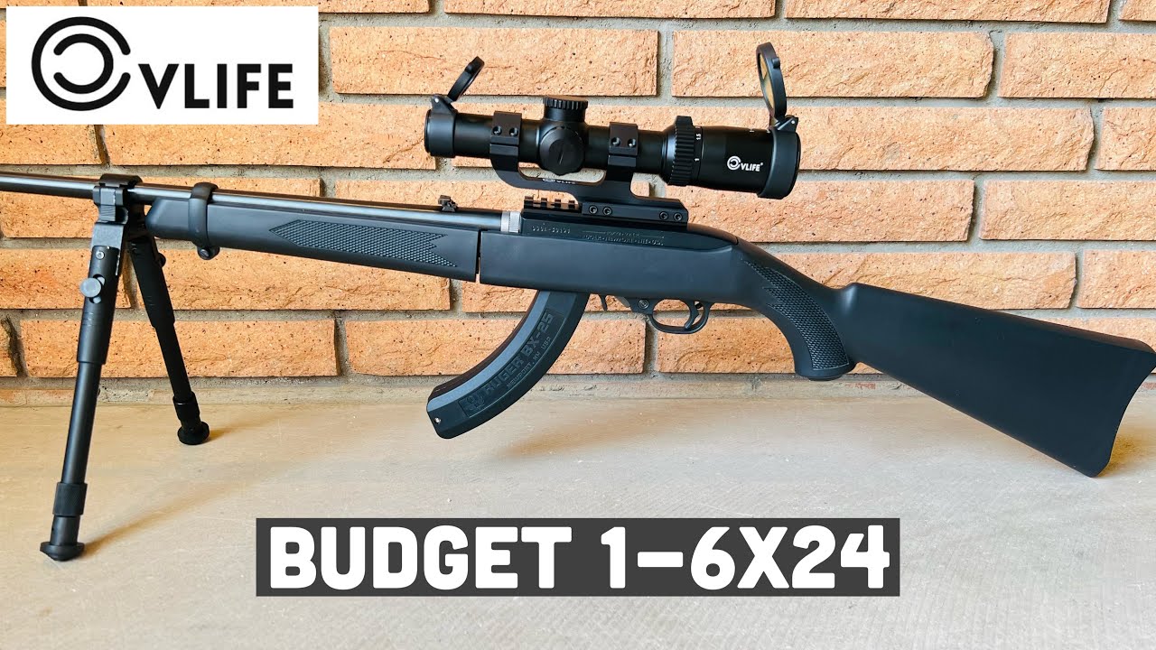 CVLIFE Budget 1-6x24 Rifle Scope (Illuminated Reticle)