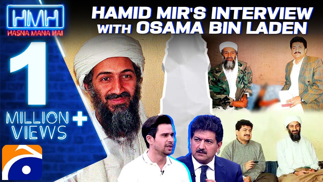 Hamid Mir's interesting story of Osama Bin Laden's interview! - Hasna Mana Hai - Tabish Hashmi
