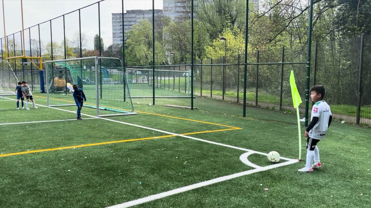 Shane Gurung Football Skills —Royal Crossing Schaerbeek FC A U8 Vs Nseth Berchem FC A U8