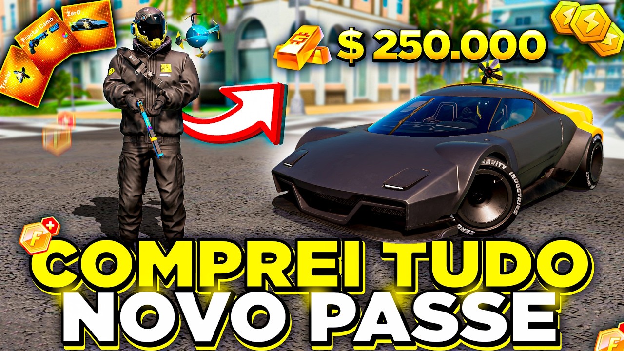 COMPREI TUDO DO NOVO PASSE DO FLEX CITY