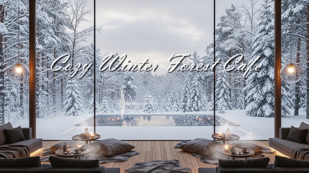 𝗽𝗹𝗮𝘆𝗹𝗶𝘀𝘁 | 눈 내리는 카페 창가에 앉아 듣는 겨울 숲 감성 BGM❄️한 번 틀면 하루 종일 포근한 분위기 완성✨