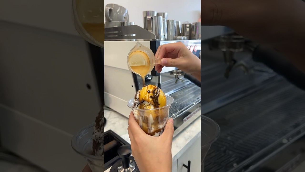 Ice cream + espresso 