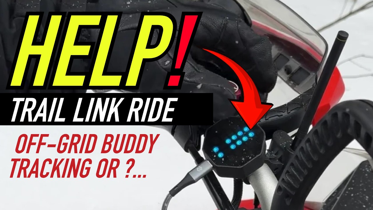 Game Changing Life Saver!  We test Trail Link on a 200km Snowmobile Ride | Off-Grid Buddy Tracking