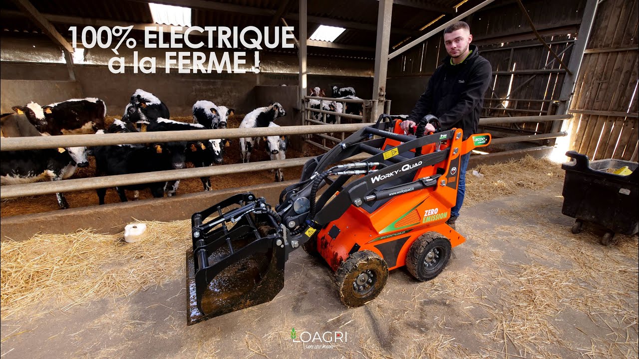😎 TEST VALET de FERME 100% ELECTRIQUE ! ⚡🌏