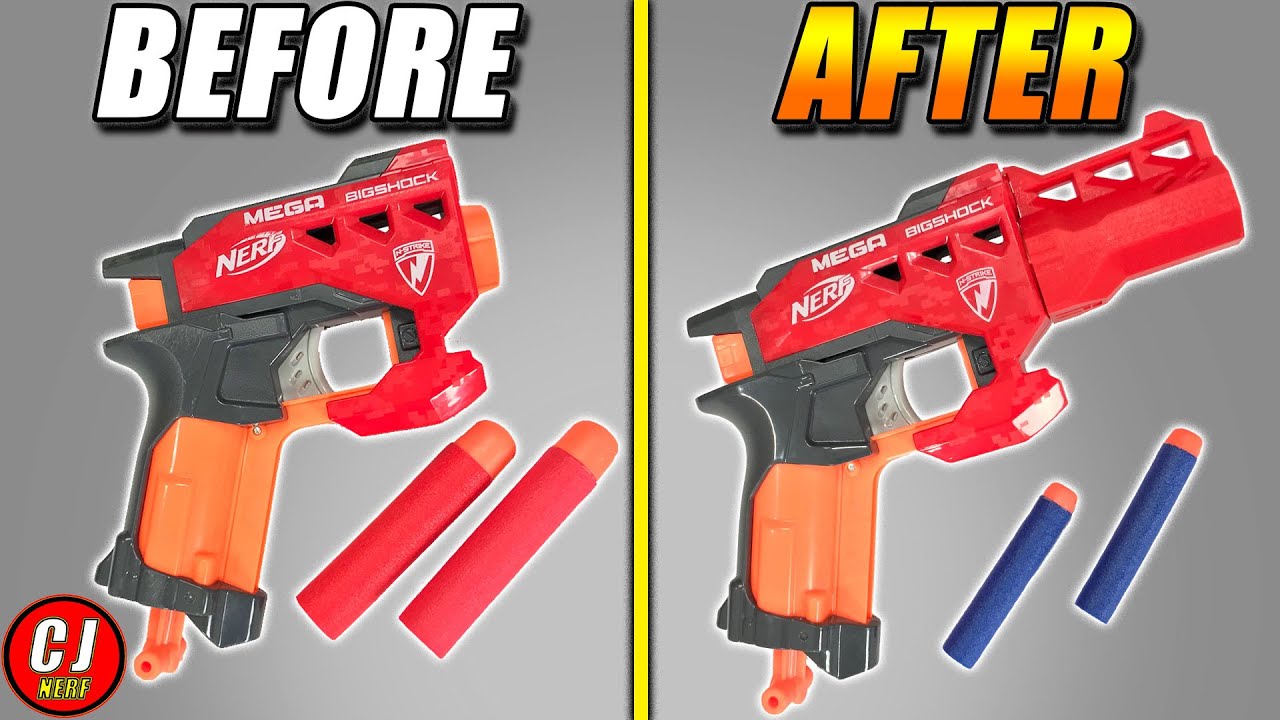 Nerf Bigshock Mod | 2019 Magnum Conversion Kit By Foam Technician
